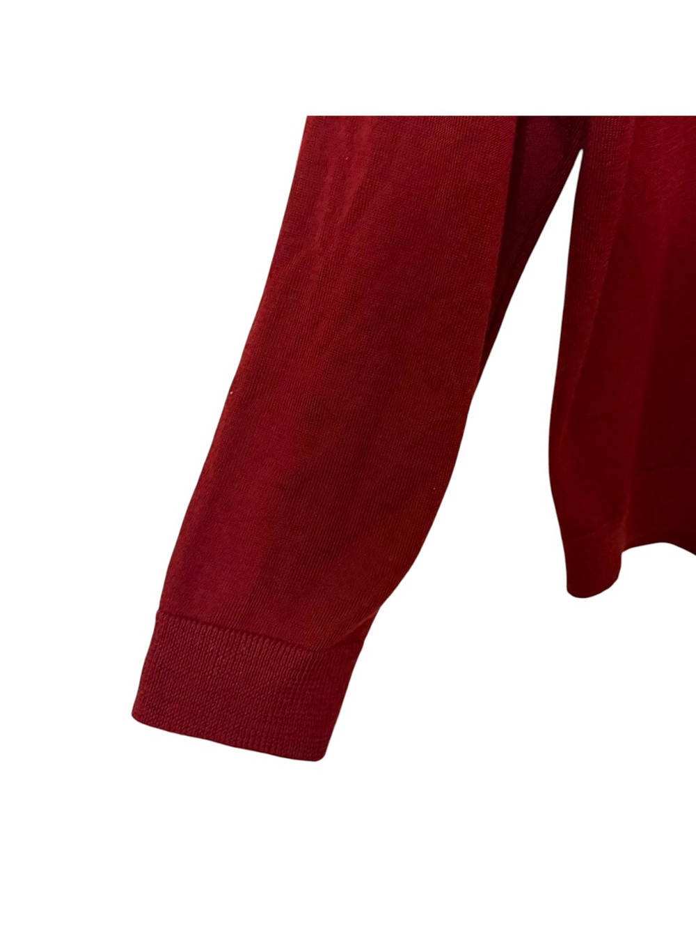 Vintage Gap Y2K Merino Wool Knit Pullover Sweater Mens XXL Burgundy Red V-Neck - Picture 8 of 12